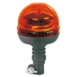 0-444-59 12V-24V FLEXI DIN Mount Multifunction Amber LED Beacon